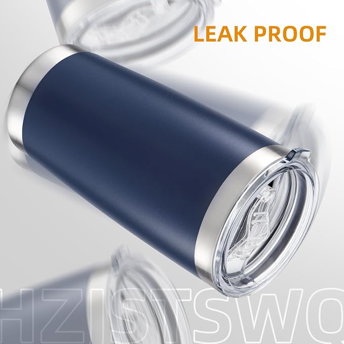 20oz Tumbler Bulk with Lid Stainless Steel Tumblers, 6 Pack | Leak Proof Lid - Image 4