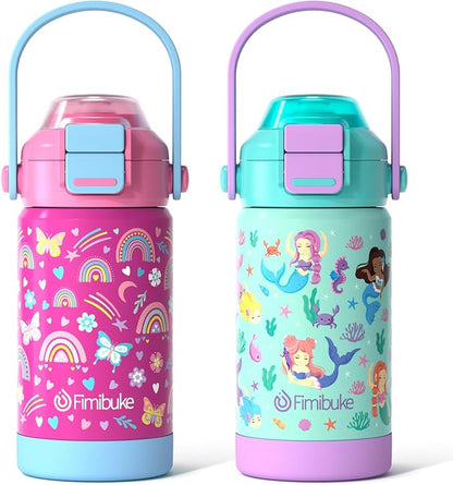 Fimibuke 14oz Kids Insulated Water Bottle by Fimibuke
