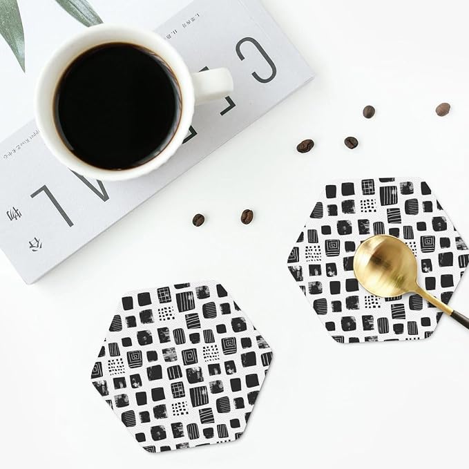Minimal Abstract Shapes Print Coasters - Image 5