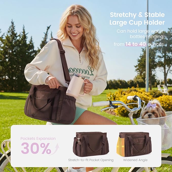 LOVEVOOK Insulated Lunch Box for Women, Adult Lunch Cooler Tote Bag - Image 2