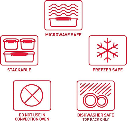 Sistema Microwaveable 940mL Noodle Bowl, Round Microwave Container - Image 5