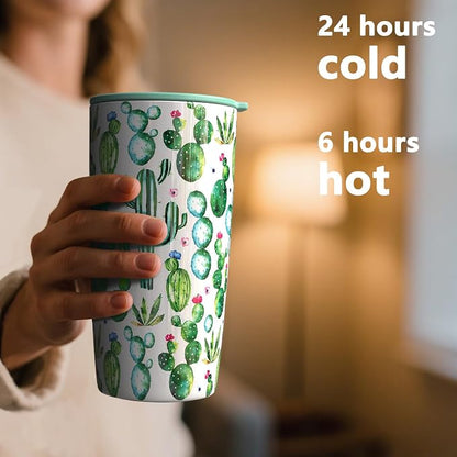 TILUCK 20 oz Insulated Coffee Tumbler - Image 3