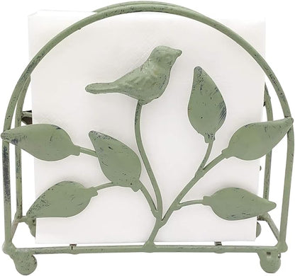 Cast Iron Bird & Tree Classic Napkin Holder/Tabletop Freestanding Tissue - Image 4