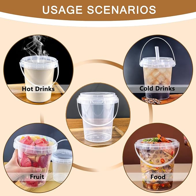 Qsqwsuye 15sets disposable plastic cup - Image 6