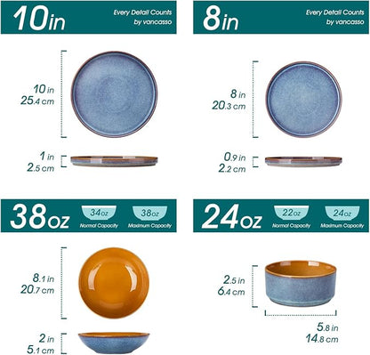 ONION Ceramic Plates and Bowls Sets - Image 3