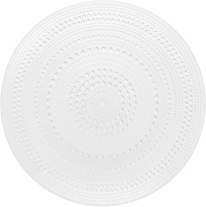 Fortessa Jupiter Hobnail Glass, 10.5" Dinner Plate by Unknown