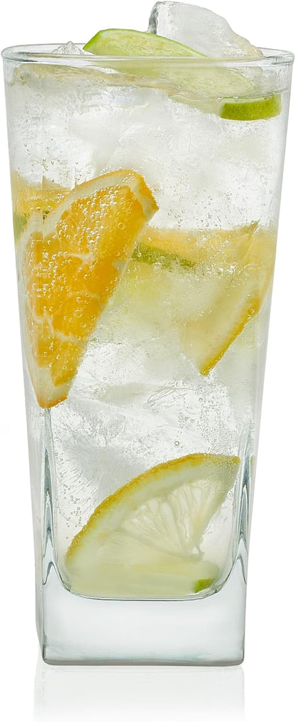 14.3 oz Drinking Glasses Set of 8, Tumblers by Libbey