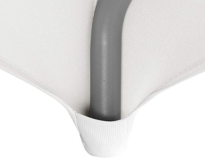 LZY Spandex Fitted Stretch Table Cover for 6 ft or 4ft or 8ft Folding Table, Rectangular Cocktail Tablecloth, Perfect for Party or Banquet (8FT White)