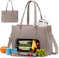 LOVEVOOK Lunch Bag for Women, Work Laptop Tote Bag by LOVEVOOK