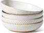 LE TAUCI Pasta Bowls 46oz, Large Salad Bowl, Ceramic Serving Plate, by LETAUCI