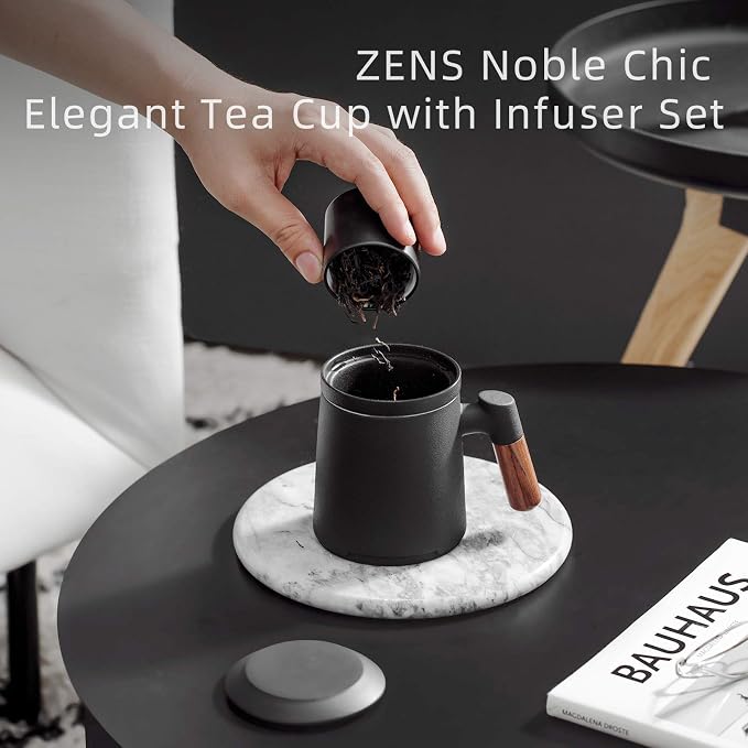 ZENS Tea Cup with Infuser and Lid - Image 6