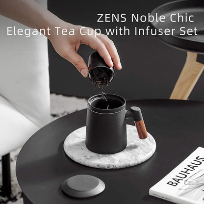 ZENS Tea Cup with Infuser and Lid - Image 6