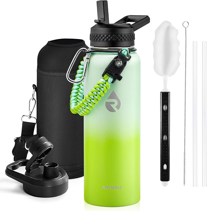 RAYMYLO Insulated Water Bottle 40 oz, Triple Wall Vacuum Stainless Steel | by RAYMYLO