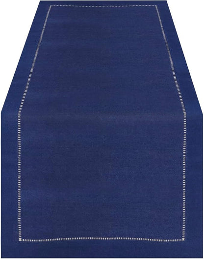 SARO LIFESTYLE Hemstitched Border Table Runner by SaroLifestyle