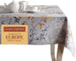 Maison d' Hermine Table Cloth Square Table 100% Cotton 54 x 54 Inches Fall Tablecloth Reusable Everyday Use for Thanksgiving Christmas Decorations Dining Farmhouse Party (Equinoxe - Grey)