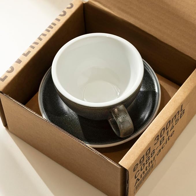 Loveramics Matt Cappuccino Cup, 10 oz Ceramic Latte Art Mug - Image 3
