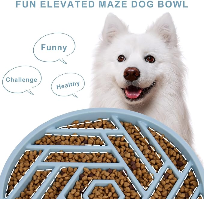 TOBYTO Slow Feeder Dog Bowls Large Medium Breed, Anti-Choking Slow Eating Dog - Image 3