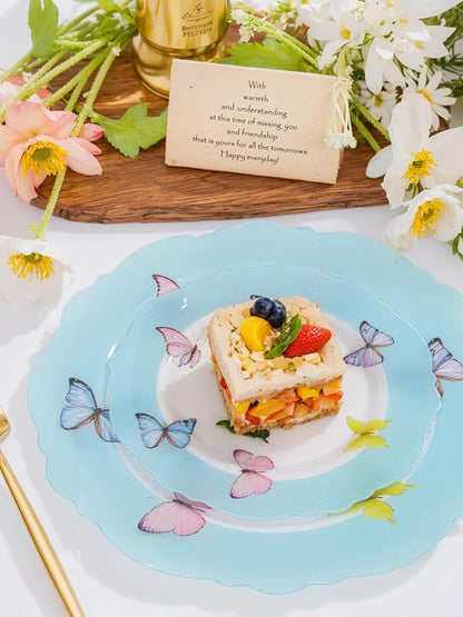 20PCS Blue Butterfly Plates - Image 6