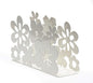 Mango Steam Tabletop Napkin/Tissue & Letter Holder For Home, Kitchen, Restaurants (Flower, White)