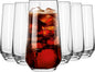 Krosno Tall Water, Drinking Glasses, 16.2 oz, Splendour Collection, Highball & by Krosno
