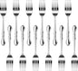 New Star Foodservice Rose Pattern 18/0 Stainless Steel Dinner Fork, Commercial by NewStarFoodservice