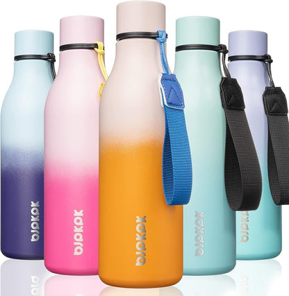 BJPKPK 18oz Insulated Water Bottle, Stainless Steel Bottle by BJPKPK