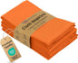 Ruvanti Cloth Napkins Set of 4, 18x18 Inches Napkins Cloth Washable, Soft, Durable, Absorbent, Cotton Blend. Table Dinner Napkins Cloth for Hotel, Lunch, Restaurant, Wedding Parties - Fall