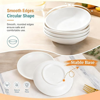 PYRMONT Wheat Straw Dip Bowls 2 OZ Dipping Sauce Bowls Set of 8 Unbreakable - Image 5