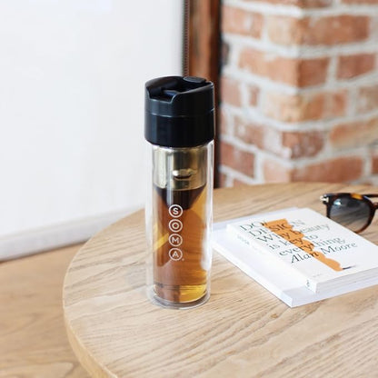 SOMA Double Wall Glass Tea and Coffee Cold Brew Bottle - Image 3