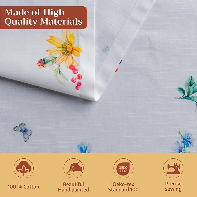 Maison d' Hermine Table Runner 100% Cotton 14.50" x 108" | Table Runners 108 - Image 3