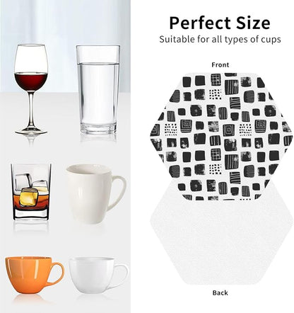 Minimal Abstract Shapes Print Coasters - Image 2