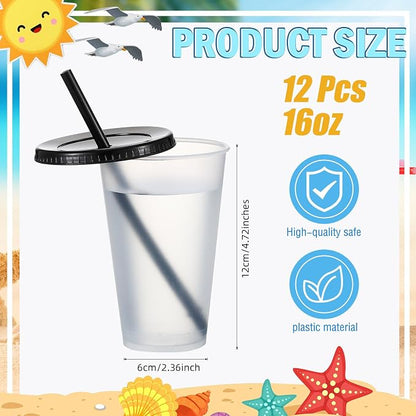 Mifoci 12 Pcs Plastic Tumbler - Image 2
