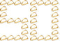 APTWOW 50PCS Gold Napkin Rings, Semicircle Metal Gold Napkin Holder Buckles, Fall Thanksgiving Christmas Napkin Rings for Dinner Table Decor, Wedding, Banquet, Party