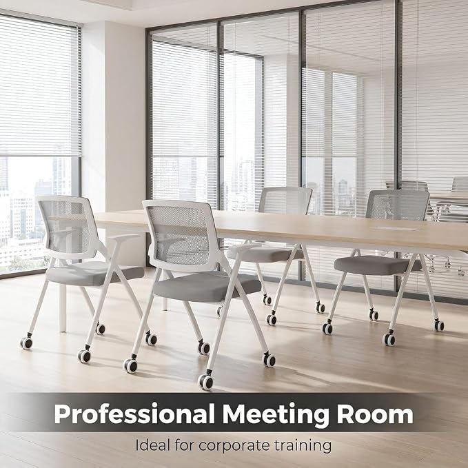 2 Pack Folding Office Chair - Image 8