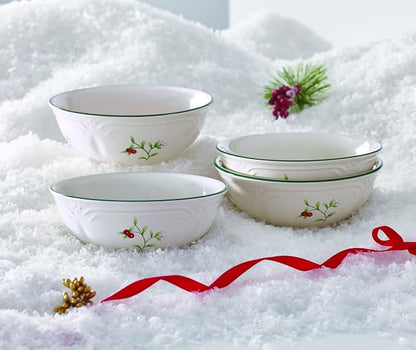 Pfaltzgraff Winterberry Set of 4 Soup Cereal Bowls, 12 Ounce - Image 6