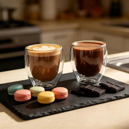 Double Walled Espresso Cups, 5oz Clear Expresso Mugs, Small Insulated Espresso - Image 8