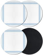 Modern Minimalist Art Coasters Set of 4, Absorbent Coasters by Unknown