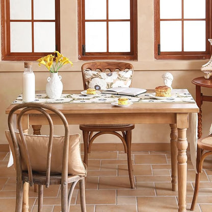 bilin gaier Designer French Linen Table Runner, Floral Pattern, Dining Table - Image 8