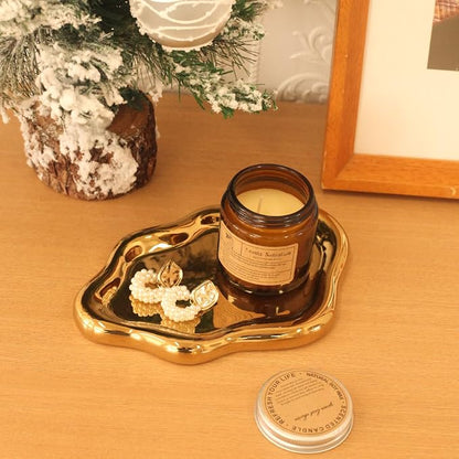 CCINPPY Ceramic Cloud Jewelry Tray Trinket Dish Key Bowl Nightstand Decor | - Image 6