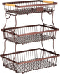 3 Tier Fruit Basket for Kitchen Counter by Unknown