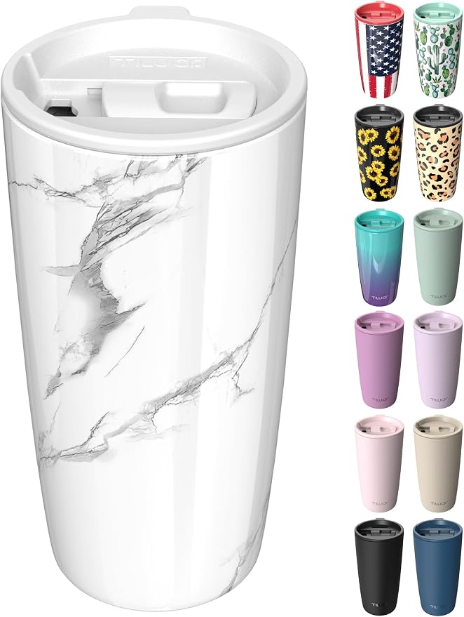 TILUCK 20 oz Insulated Coffee Tumbler by TILUCKBringsGoodLuck