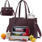 LOVEVOOK Lunch Bag for Women, Work Laptop Tote Bag by LOVEVOOK