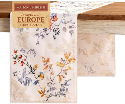 Maison d' Hermine Table Runner 100% Cotton 14.50" x 108" | Table Runners 108 by MaisondHermine