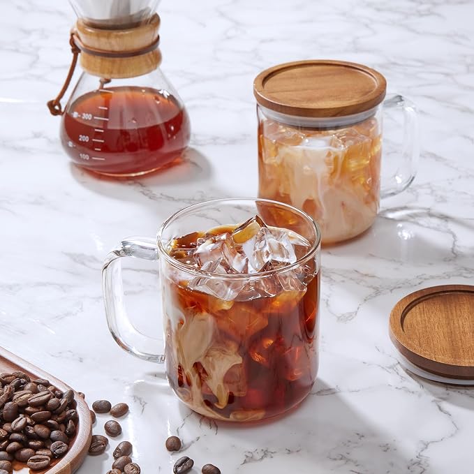 DRASTAR Glass Coffee Mugs, Coffee Mug - Image 4