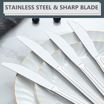 BEWOS 24-Piece 9-Inch Dinner Knives - Image 3