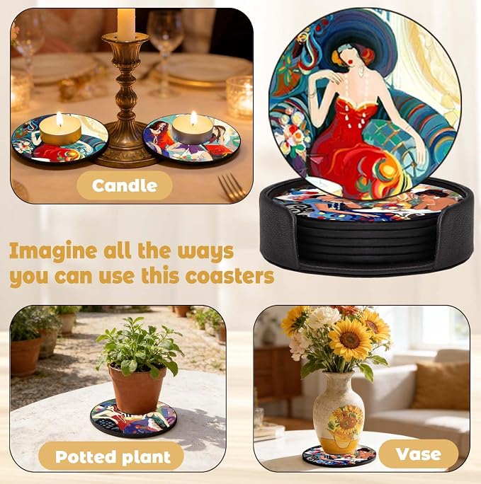 Coasters Set of 6 - Image 4