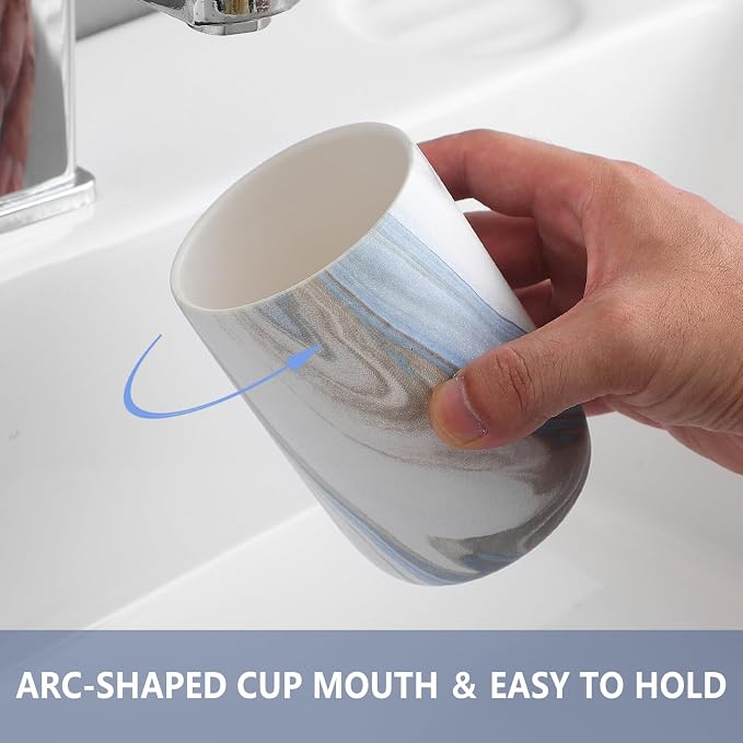 Blue Marble Toothbrush Holders - Image 3