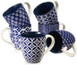 DOWAN Coffee Mugs Set of 6, 16 oz Large Porcelain Coffee Cups by DOWAN