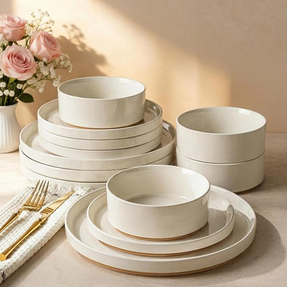 AmorArc Stoneware Dinnerware Sets - Image 6