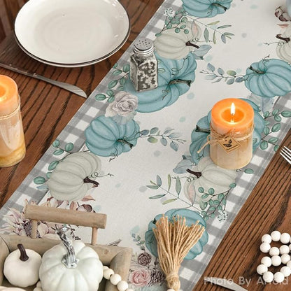 Artoid Mode 210 GSM Fall Table Runner 13x72 Inch Home Party Decor | Buffalo - Image 7